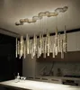 Eetkamer led kroonluchter verlichting moderne Nordic goud / zilver combineerbare kroonluchter woonkamer woondecoratie bar verlichting