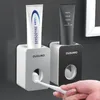 Badrumsuppsättning Tillbehör Tandborstehållare Tandkrämdispenser för automatisk tandkräm Extruder utan perforering dropship LJ201204