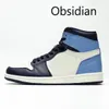 heren dames Jumpman 1 University Blue Basketbalschoenen 1s High Dark Mocha Electro Orange UNC Light Smoke Grey Hyper Chicago bred royal toe hardloopsneakers