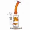 Toptan fab yumurta cam beher bongs 14mm eklem geri dönüştürücü ashcatcher nargile honycomb büyük boy 40mm top yağ brülör dhl ücretsiz