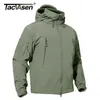 TACVASEN Winter Tactical Softshell Jacket Giacca in pile da uomo Cappotto impermeabile antivento Cappotti militari Caccia Escursionismo Giacca a vento 201218