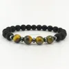 Fashion healing agate tiger eye bead bracelets black magnetic bracelet fashion jewelry for women men fashion jewelry will and sandy gift