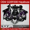 Iniezione Per SUZUKI Hayabusa Corpo GSXR-1300 GSXR 1300 CC 08-19 77No.49 1300CC Fiamme viola GSXR1300 08 2008 2009 2010 2011 2012 2013 GSX R1300 14 15 16 17 18 19 Carene