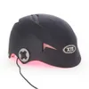 64 Diodes Laser Cap Hair Loss Treatment Hair Regrowth Therapy Helmet LLLT Promoter 650nm With Glasses Black