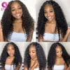 Blueless Curly Lace Front Human Hair Peruki Pre Stucked 13x413x6 koronkowa peruka z przednią koronką dla czarnych kobiet Brazylijska Jerry Curl Wig9167257