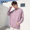 GAAJ 100 uomini del cotone con cappuccio da donna tuta sportiva di alta qualità uomo autunno primavera harajuku hip hop casual streetwear marca viola rosa C1117