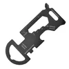 Porte-clés multi-outils EDC en acier inoxydable, Gadgets d'extérieur, équipement de survie, ouvre-bouteille, outil multi-poche, pendentif