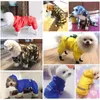 Dresspet Pet Dog Raincoat 100% Vattentät polyesterrockjacka för små medelstora hundar Rainkläder XXL Y200917307C
