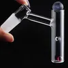 Högkvalitativ Quarts Finger Banger med 6mm Ruby, Dichro Glass Terp Pärlor Kvarts Banger Nails För Glas Vatten Bongs DAB Rigs Rör