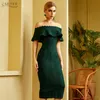 Adyce 2020 New Summer Women Green Off Shoulder Bandage Dress Sexy Short Sleeve Midi Club Celebrity Evening Runway Party Dresses1