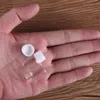 wholesale 100 pieces 2ml 16*26mm Empty Glass Bottles with White Plastic Caps Mini Glass Bottles Tiny Jars Vials