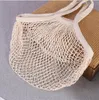 Shopping Bags Mesh Net String Bag Reusable Tote Fruit Storage Handbag Foldable Home Handbags Grocery Knitting Bag sea shipping FFB4030