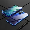 Custodie proteggi schermo in vetro temperato per Samsung Galaxy A51 A71 Coque con bordi metallici magnetici per Samsung A71 Glass Cover Film