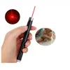 Röd laserpekare penna mini rund månform fickljus fokusfackla lamplampor led laser penna för kattjakt tåg jllzmy