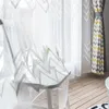 [byetee] moderne rayé chambre fenêtre rideau Tulle salon occultant cuisine rideaux rideaux pour balcon1