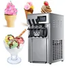 Three flavors ice cream machine stainless steel sundae cone ice cream making machine for sale