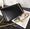 vendi borse a tracolla da donna di moda borse in pelle di vacchetta materiale catena d'oro catena d'argento borsa a tracolla di alta qualità borsa a tracolla