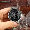 Montres-bracelets HAIQIN Sport Quartz montre pour hommes affaires Simple noir acier horloge extérieure étanche poignet hommes cadeau Reloj Hombres1