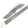 Ограниченная настройка версия Hokkaido складной нож Высокая твердость M390 Blade TC4 Титановые ножи практические наружные тактические инструменты для кемпинга Perfect Pocket EDC