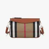 Brand Design Women Crossbodybory Hands Hands Tolevas En cuir sacs Fashion Plaid Messenger Handbag Cuthing Zipper Envelope Bag7203672