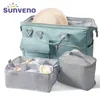Sunveno Diaper 34L grande capacità di grande capacità impermeabile moda madre spalla maternità baby borsa da viaggio 3in1 201120