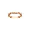 Anillo de tornillo de amor joyería de diseñador de lujo para mujeres diamantes pavimentados anillos de oro titanium aleación de acero dorado accesorios de moda 2022 nunca se desvanecen no alérgicos
