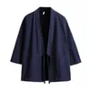 Kimono Samurai Kostuum Streetwear Plus Size Haori Aziatische Kleding Yukata Mannen Vrouwen Vest Jas Traditioanl Japanse Clothing309D