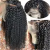 Kinky encaracolado peruca encaracolado perucas de cabelo humano completo do laço perucas de cabelo humano com cabelo do bebê mongol afro kinky encaracolado perucas dianteiras do laço 7864933