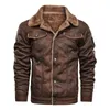 Caldo giacche tattiche da uomo Bomber giacca militare invernale maschile casual spessa fodera in lana fodera pilota cappotto solido multi-tasca 201128