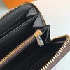 HIGH QUALITY ZIPPY woman long wallet classic leather zipper purses designer purse fashion card holder women clutches bag with box