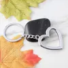 رومانسية القلب شكل سلسلة المفاتيح المعادن زوجين المفاتيح شخصية سيارة بسيطة كيرينغ الأمتعة الديكور قلادة هدية اللوازم