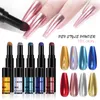 1 pièces miroir magique ongles poudre coussin stylo holographique Laser Nail Art paillettes solide Chrome Pigments UV Gel manucure accessoires