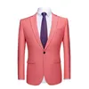 Shenrun 남자 정장 재킷 블레이저 비즈니스 자켓 공식 사무실 캐주얼 슬림 피트 블랙 그린 퍼플 핑크 옐로우 웨딩 파티 Prom LJ201103