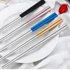 Newstainless Steel Chopsticks Metalowe Pałeczki Pałeczki Tablewares Srebrny Złoty Multicolor Stołowiec Wedding Party Festival Supplies EWC7665