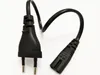 Camera Power Adapter Cable,European Round 2pin Male Plug to IEC 60320 C7 Socket Cord for Digital Camera/4PCS