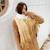 Foulard à gradient de mode de luxe-NOUVELLE-NOUVELLES Foulards pour femmes Écharpe Tassel Fabricant épais châle chaud épais