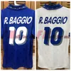 Det 94 WC Vintage Classic Retro Home Away Shirt Jersey R.Baggio Fotboll Beställnings- namnnummer Patches Sponsor