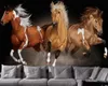 Galopando cavalo 3d papel de parede galopando cavalo forte pintado à mão pintado à mão pintura de óleo pintura de parede animal papel de parede