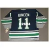 Hommes # 11 KEVIN DINEEN Hartford Whalers 1989.1996 CCM RETRO Away Hockey Jersey ou personnalisé n'importe quel nom ou numéro rétro Jersey