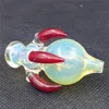 Verre Cap Dragon Claw Forme Costume Pour 25mm Banger Bongs En Verre Tuyaux D'eau En Verre Bubblers Plates-formes Pétrolières Narguilés Pour Cadeau