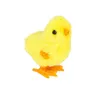 Clockwork Fluffy Chick Hopping Jumping Easter Chicks Dzieci Zabawki Elektroniczny Pet Vintage Oryginalny Party Party Birthday Torba Wypełniony prezent