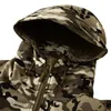 MEGE Merk Camouflage Militaire Mannen Hoodie Jas, Sharkskin Softshell US Army Tactical Coat, Multicamo, Woodland, A-TACS, AT-FG 201120