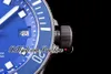 XF ETA A2824 Automatic Mens Watch Blue Ceramic Bezel Blue Dial Titanium Case Edition Pttd 25600 Puretime Rubber Bess 8a194s