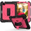 Dzieci Tablet PC Rainbow Case na iPad AIR4 10.9 Z Regulator Hand Ramię Pasek 360 Stopni Obrót Wojskowy Extreme Heavy Duty Shockproof Cute Cover