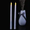 LED Candle Light Candle Lamp Flameless Simulation Long Pole Electronic Remote Control Rod Wax Lamps Wedding Decorations New Arrival 4 5jz N2