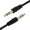 Cavo audio all'ingrosso 1M Jack da 3,5 mm Spina placcata oro Maschio a maschio Cavo ausiliario esteso per telefoni Samsung Altoparlante per cuffie