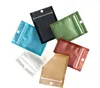 One side clear colored Resealable Zip Mylar Bag Aluminum Foil Bags Smell Proof Pouches Jewelry pack