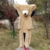 130cmの柔らかいアメリカの巨人の皮のおもちゃの大きな動物のベアーズのコートガールフレンドのバレンタインの日のギフト動物テディコート