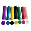 100 Sets Colored Essential Oil Aromatherapy Blank Nasal Inhaler Tubes Diffuser With High Quality Cotton Wicks EEA223122917