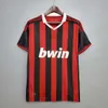 11 12 레트로 셔츠 홈 93 94 95 96 97 Gullit SOCCER JERSEY 02 03 04 05 Maldini Van Basten 축구 KAKA Inzaghi 06 07 2009 PIRLO SHEVCHENKO BAGGIO Ac Milans Ibrahimovic 11